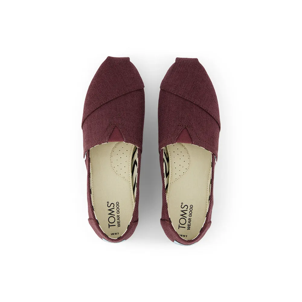 Toms Alpargata Burgundy USW5