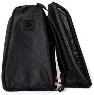 Travel Shoe Bag, Mesh Shoe Storage, Shoe Bags for Suitcase, Gym Bag, or Travel Bag, Dirt and Water Resistant, Black