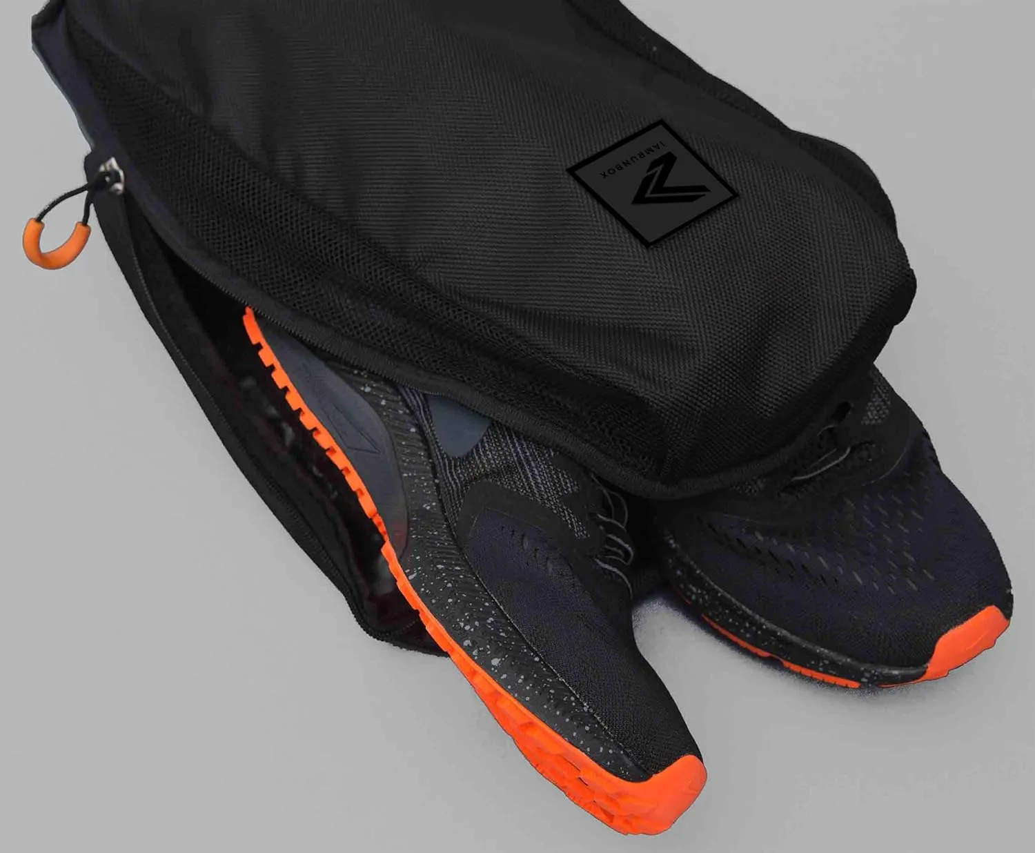 Travel Shoe Bag, Mesh Shoe Storage, Shoe Bags for Suitcase, Gym Bag, or Travel Bag, Dirt and Water Resistant, Black