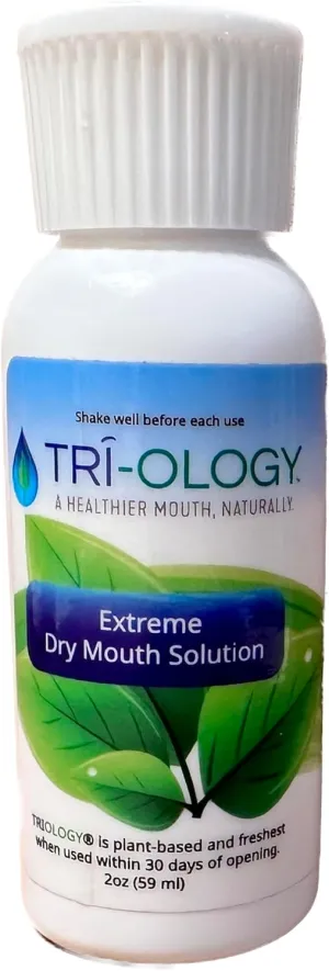 TRIOLOGY 2 oz. Extreme Dry Mouth Natural Solution - 2 Pack