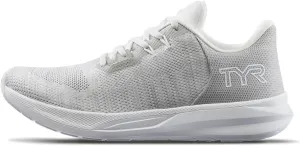 TYR Unisex Techknit RNR-1 Trainer Running Shoes Sneaker, White Heather, 6 US Men