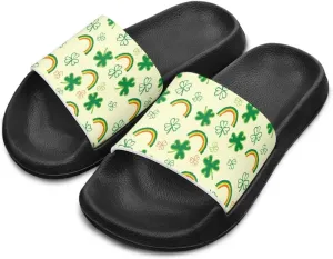 Unisex-Child Slides Non-slip Sandals Comfortable Shower Shoes with Arch Support Summer Cloud Slides Slippers