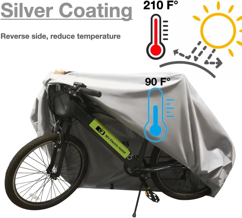 Urby Heavy Duty Bicycle Covers Outdoor Storage Waterproof And Heat Resistant. Ideal For Electric Bike As Ebike Battery Cover Or Rain Cover. Comes With Large Mesh Bag For Easy Traveling (29''/Large)