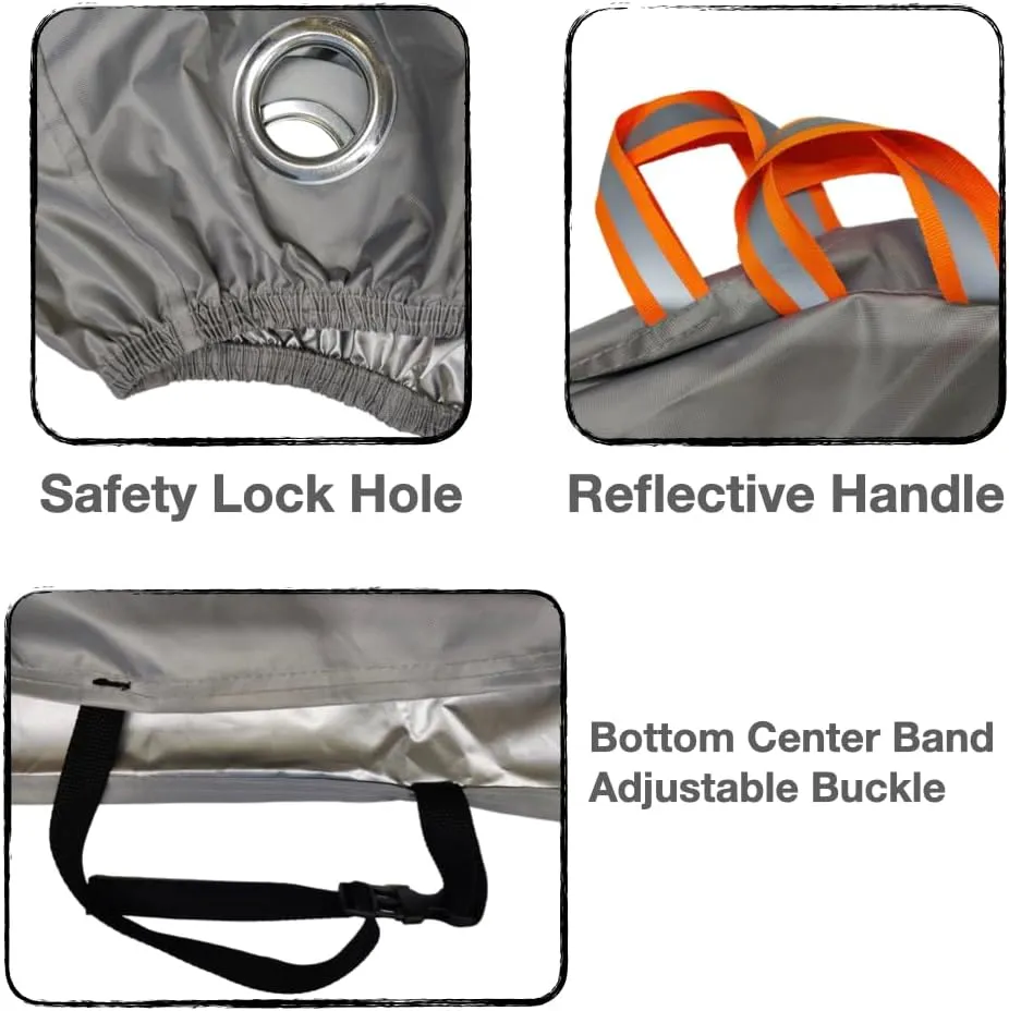 Urby Heavy Duty Bicycle Covers Outdoor Storage Waterproof And Heat Resistant. Ideal For Electric Bike As Ebike Battery Cover Or Rain Cover. Comes With Large Mesh Bag For Easy Traveling (29''/Large)