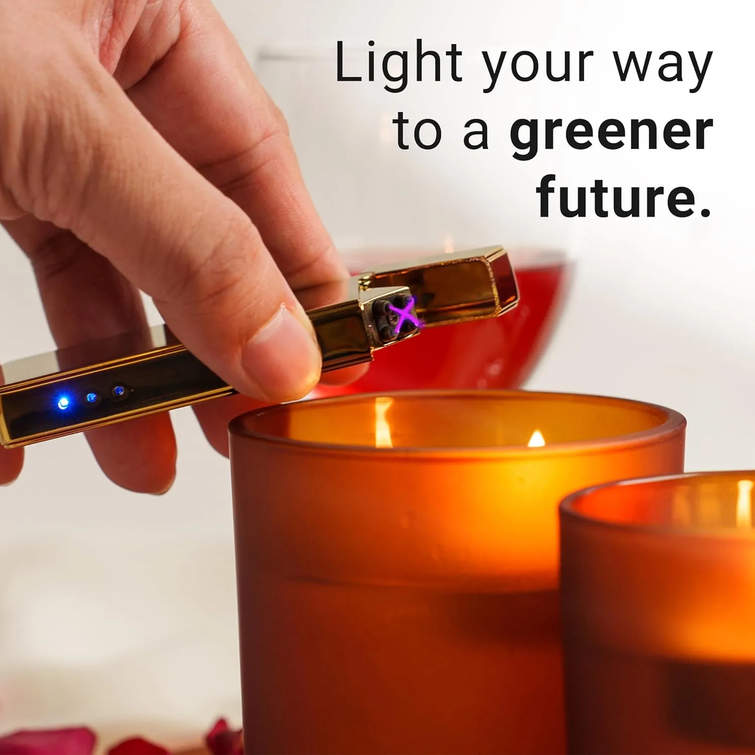 USB Lighter Co. Pocket Electric Dual Arc Windproof Flameless USB Rechargeable Lighter Portable for Candle Camping BBQ Grill Gift Outdoors (Purple)