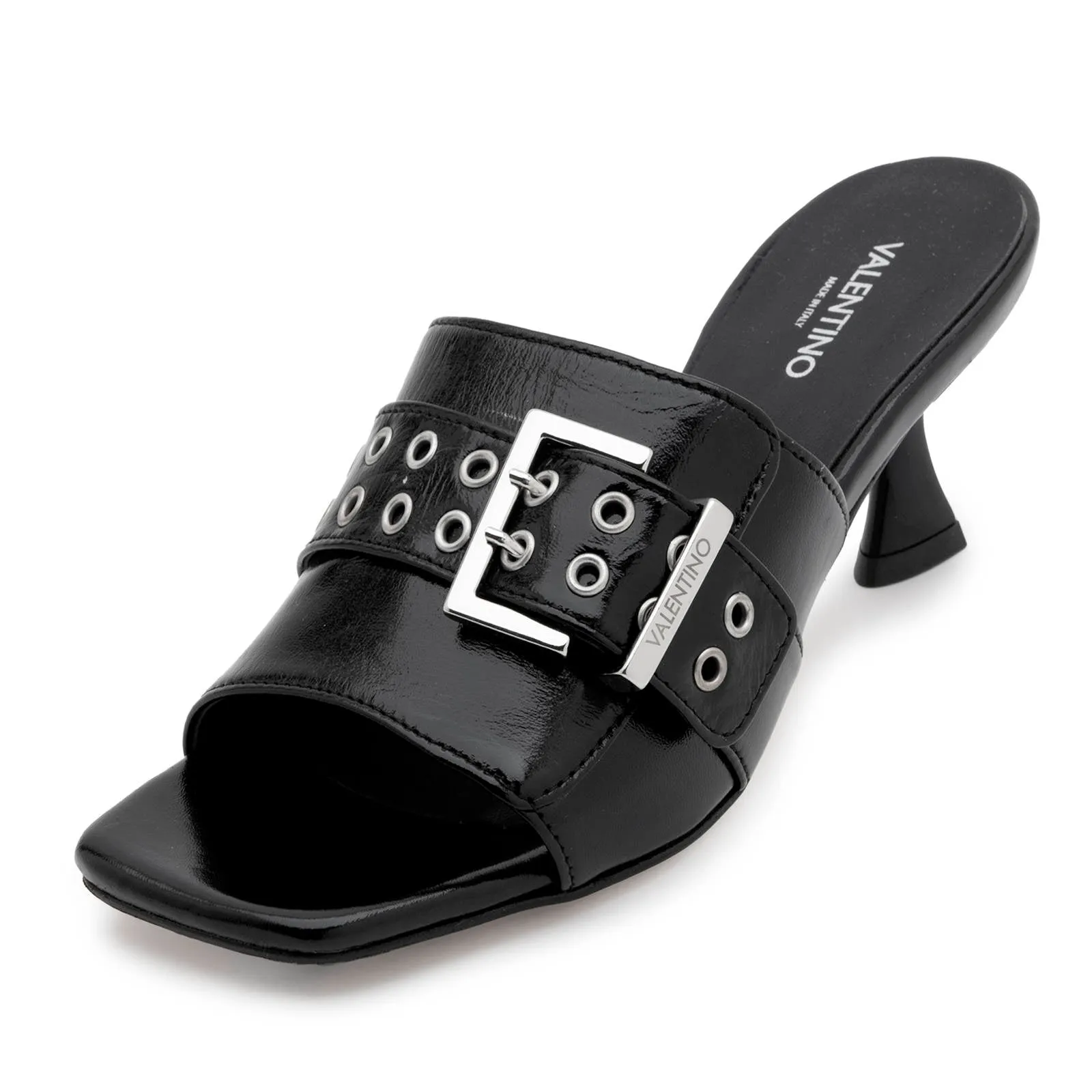 VALENTINO Mule con fibbia Black
