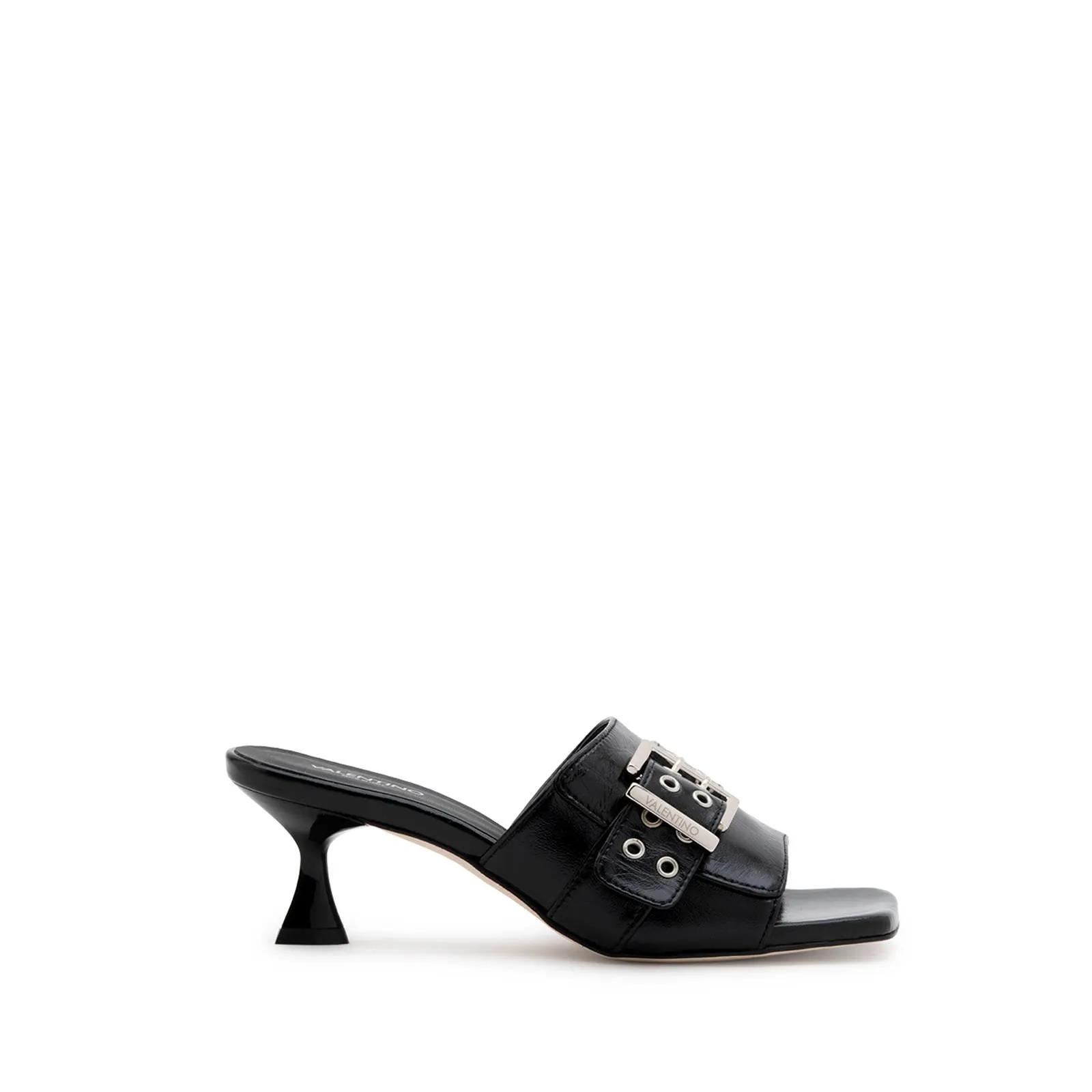 VALENTINO Mule con fibbia Black