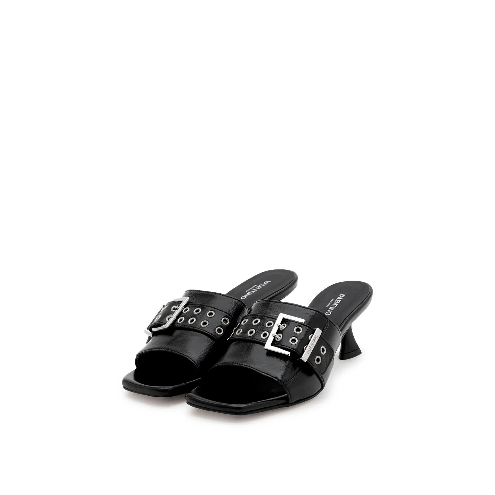 VALENTINO Mule con fibbia Black