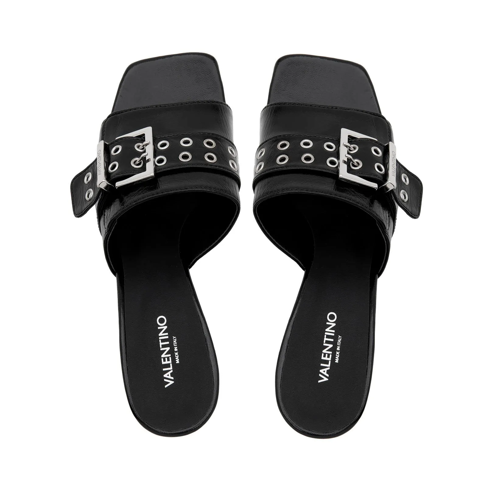 VALENTINO Mule con fibbia Black