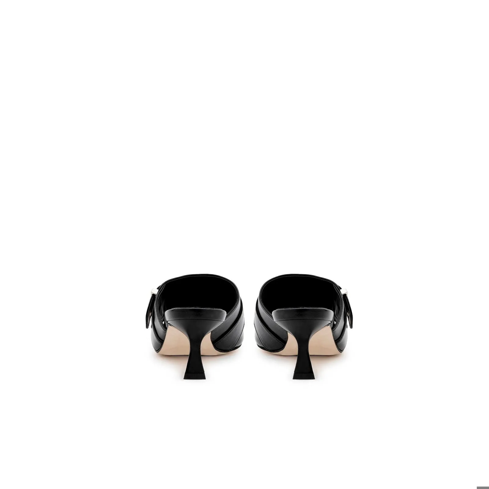 VALENTINO Mule con fibbia Black