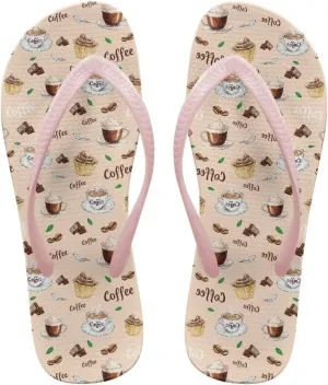 Various Creative Pattern Print Flip Flops for Women - Quick-Dry Pool Slides, Arch Support Sandals Beach Vacation
