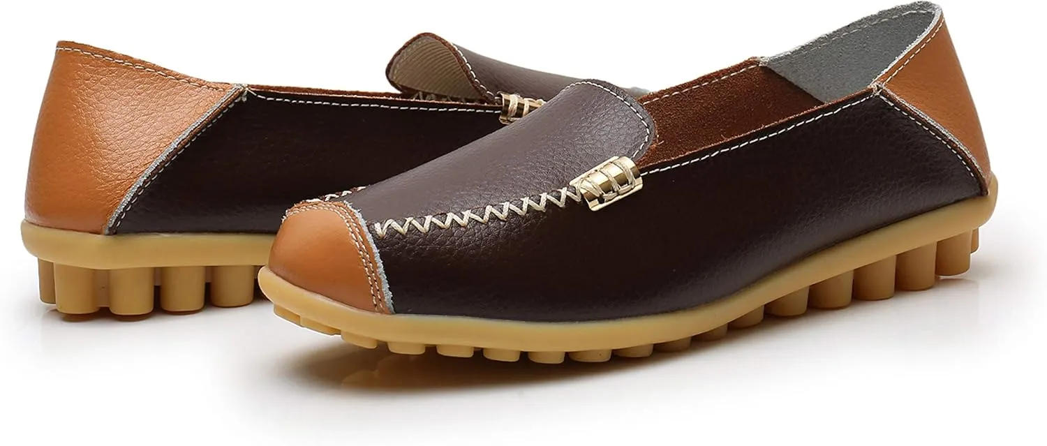 VenusCelia Women's Comfort Walking on Clouds Flat Loafer
