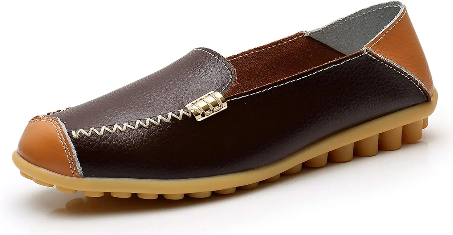 VenusCelia Women's Comfort Walking on Clouds Flat Loafer