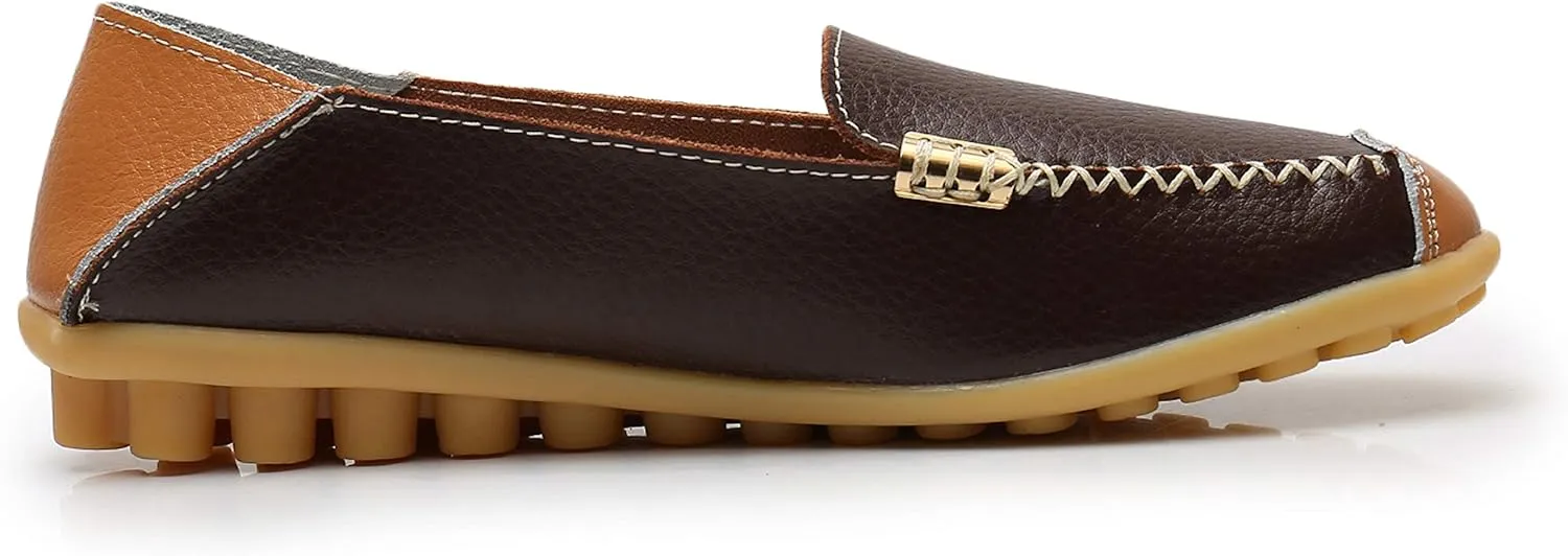 VenusCelia Women's Comfort Walking on Clouds Flat Loafer