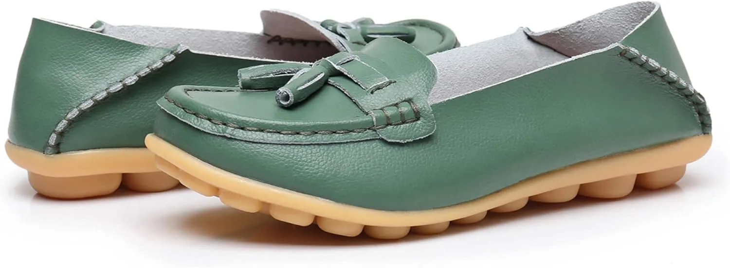 VenusCelia Women's Lantern Comfort Walking Flat Loafer