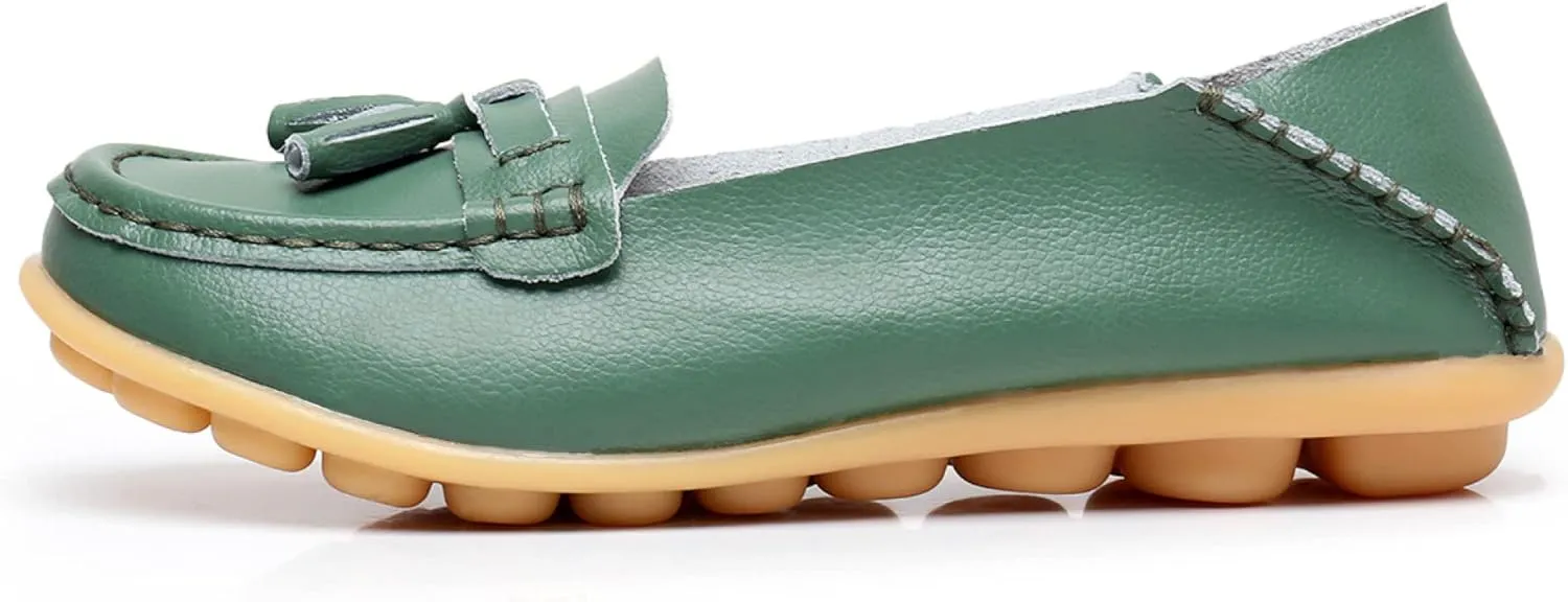 VenusCelia Women's Lantern Comfort Walking Flat Loafer