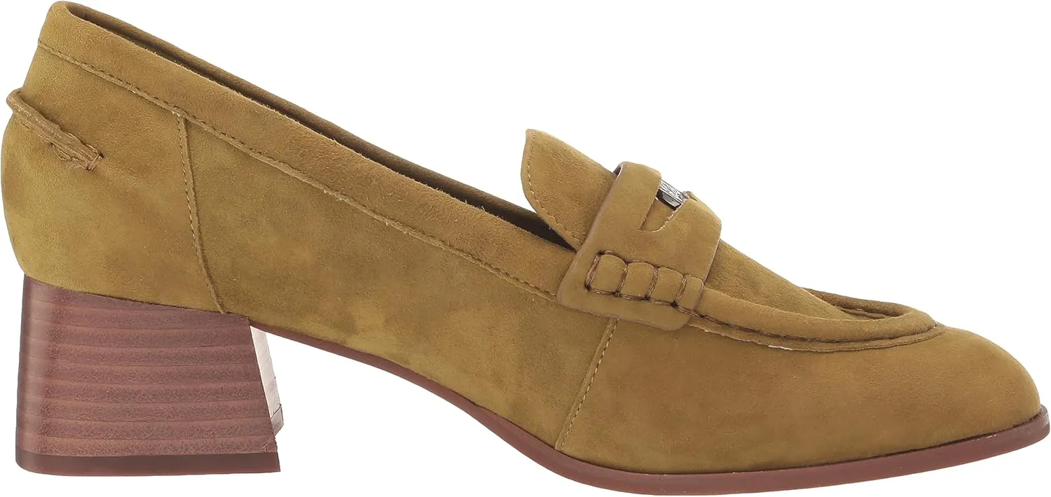 Vince Camuto Women's Carissla Block Heel Loafer Flat