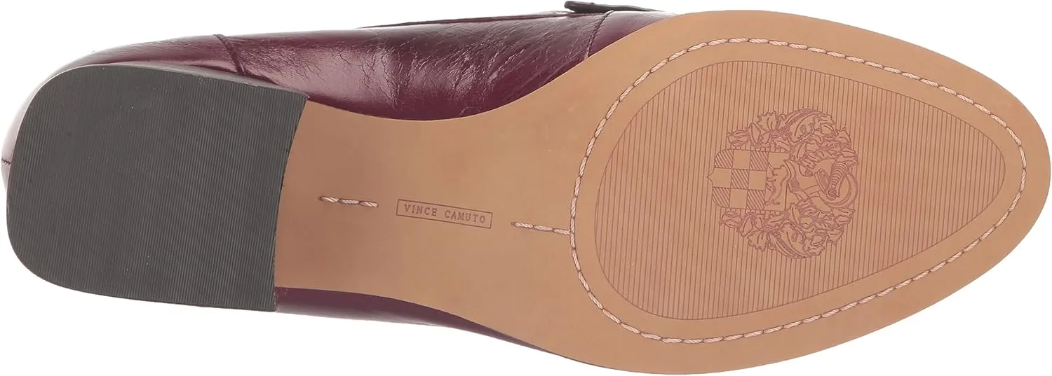 Vince Camuto Women's Carissla Block Heel Loafer Flat