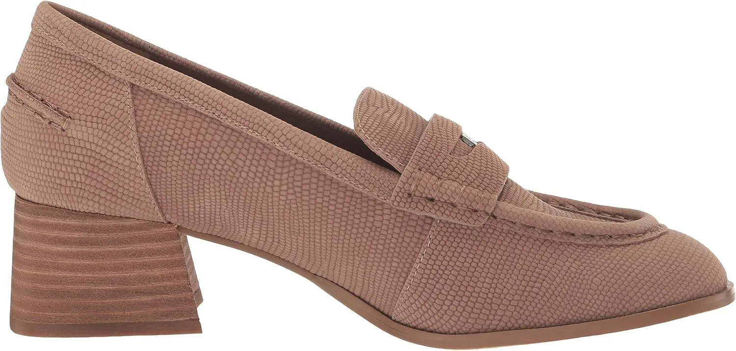 Vince Camuto Women's Carissla Block Heel Loafer Flat
