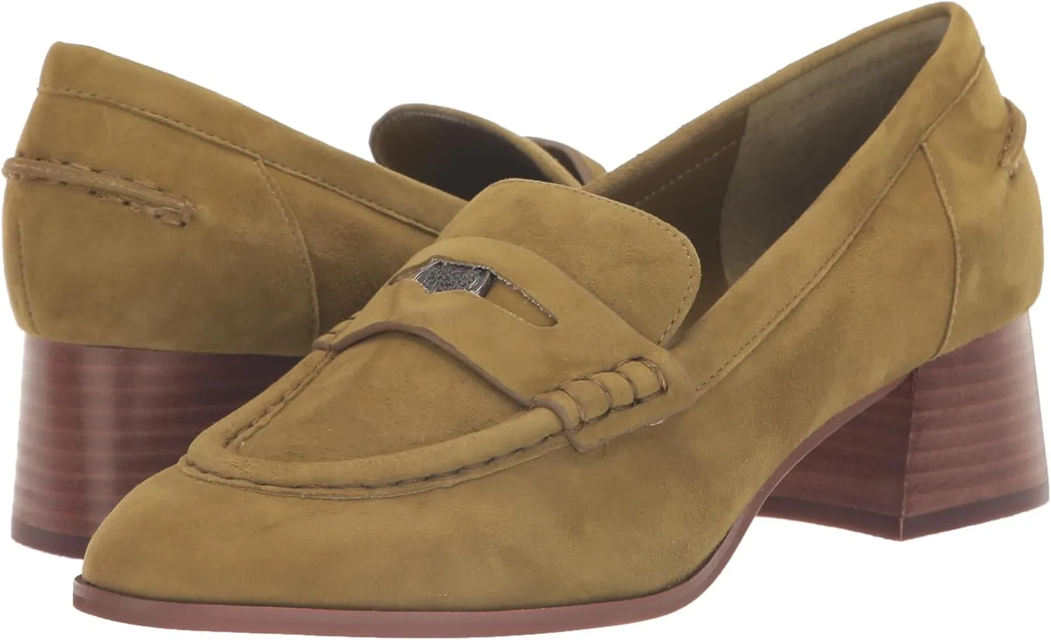 Vince Camuto Women's Carissla Block Heel Loafer Flat