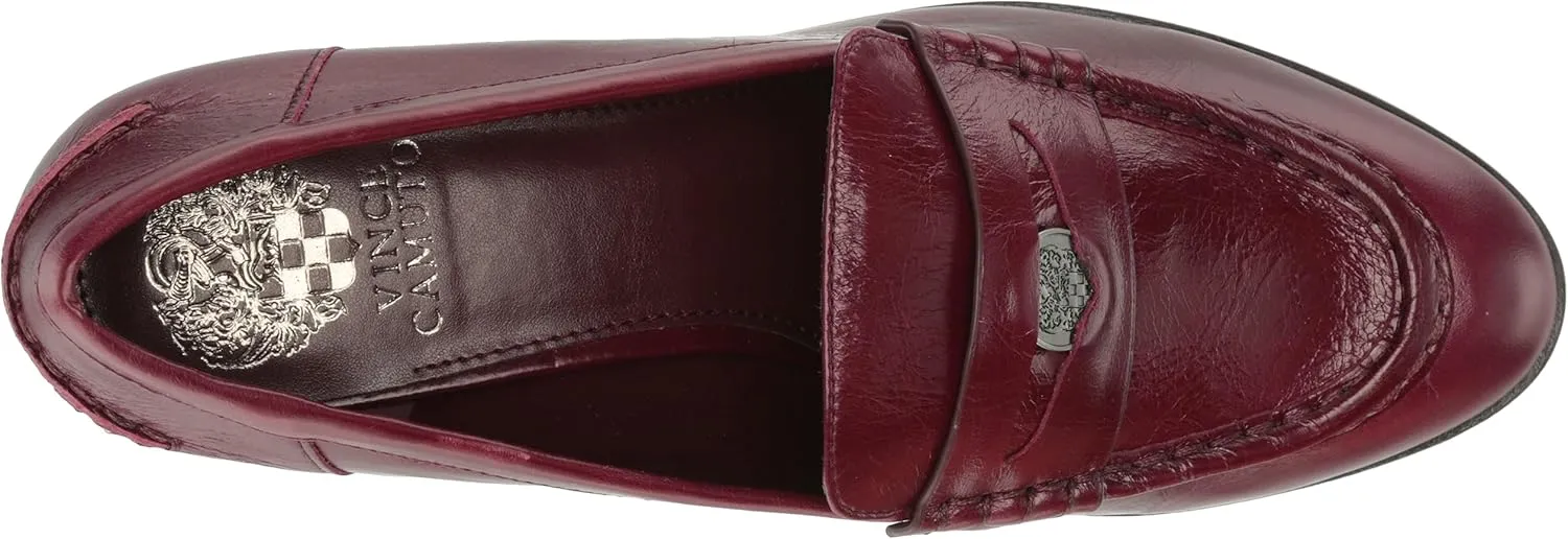Vince Camuto Women's Carissla Block Heel Loafer Flat