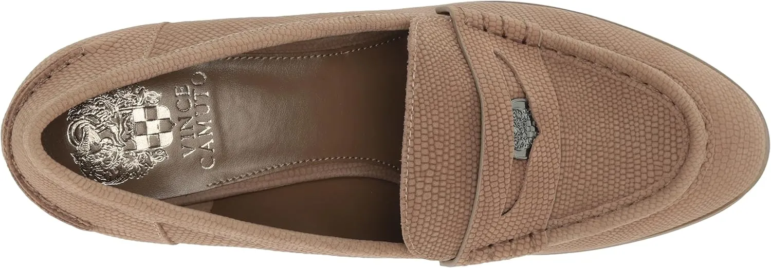 Vince Camuto Women's Carissla Block Heel Loafer Flat