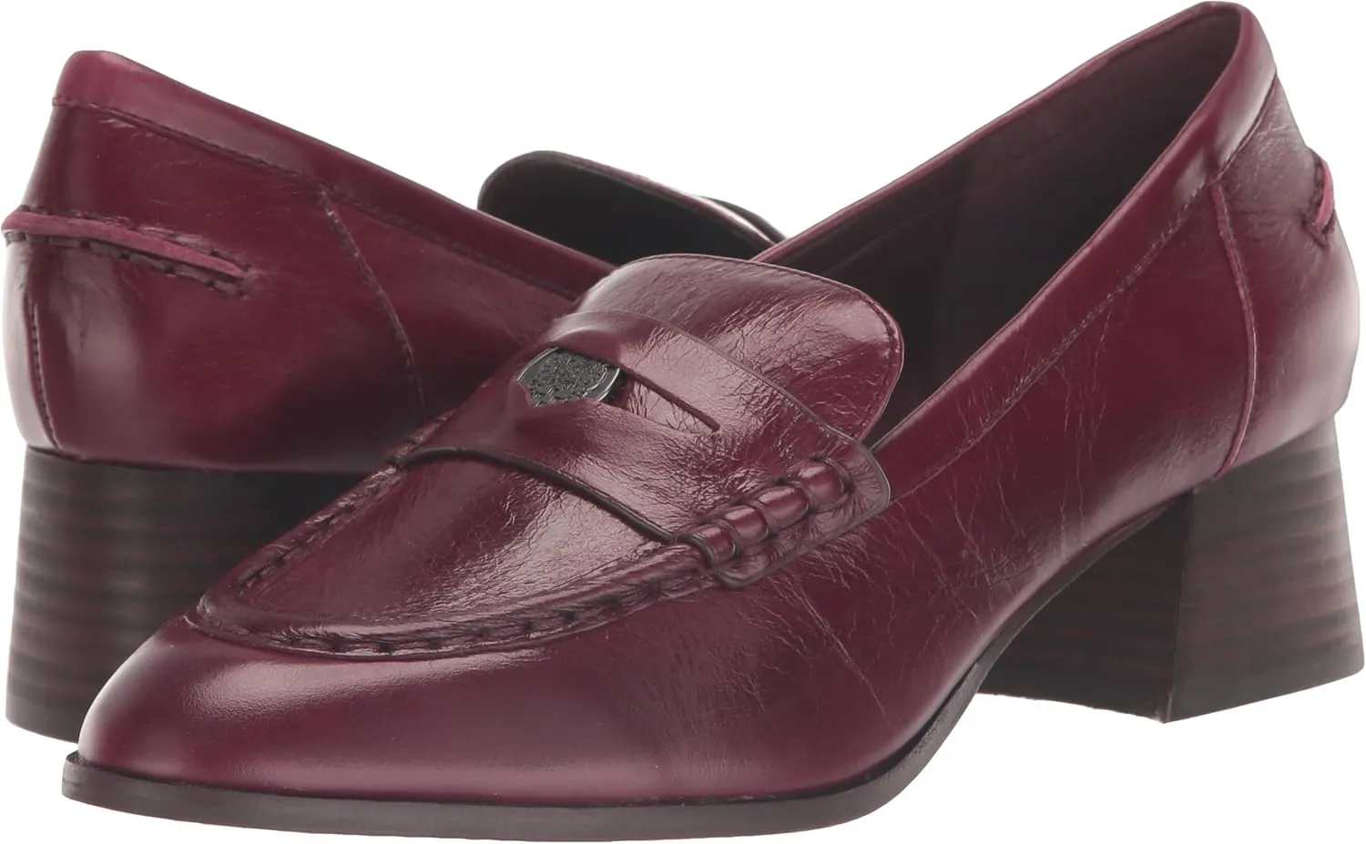 Vince Camuto Women's Carissla Block Heel Loafer Flat
