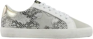Vintage Havana Womens Kate Metallic Slip On Sneakers Shoes Casual - Gold, Grey, White