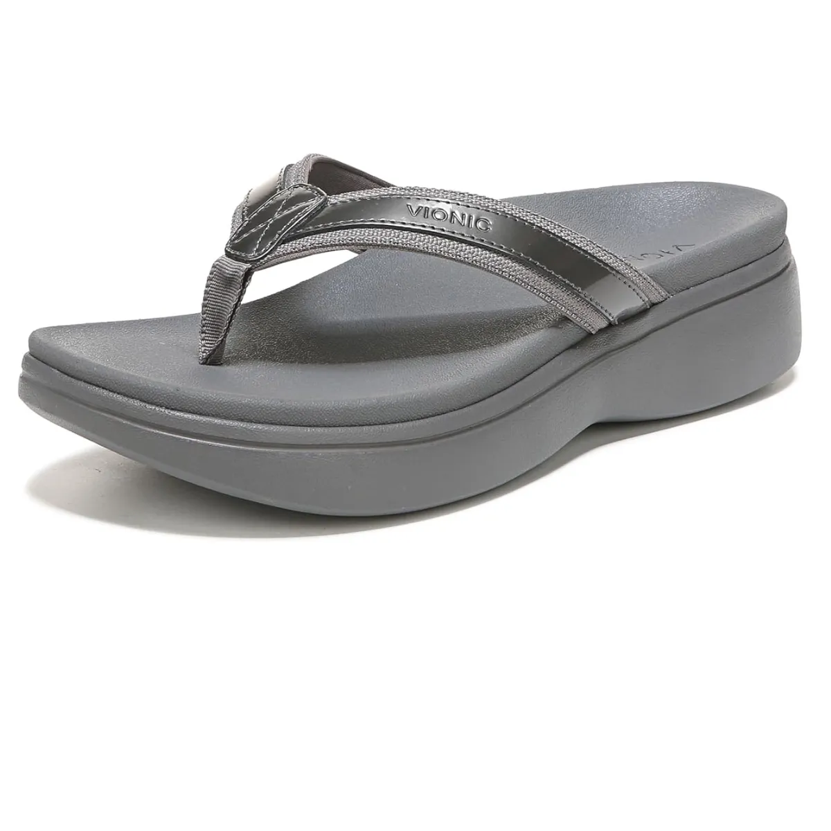 VIONIC HIGH TIDE Flip Flop PEWTER