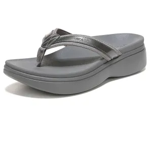 VIONIC HIGH TIDE Flip Flop PEWTER
