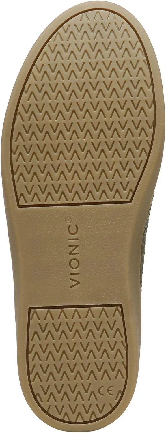 Vionic Women's Essence Sidney Platform Slip-on Fashion Sneaker- Knit Shoes That Include Three-Zone Comfort with Orthotic Insole Arch Support, Medium and Wide Fit