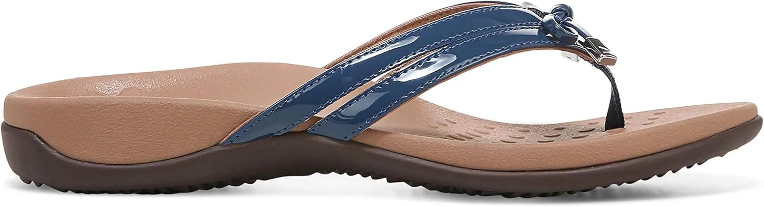 Vionic Women's Rest Bella X Flip Flop-Comfotable Slide On Toe Posts Sandals with Orthotic Insole Arch Support, Medium and Wide Widths, Sizes 5-11, Women's Sandals