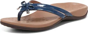 Vionic Women's Rest Bella X Flip Flop-Comfotable Slide On Toe Posts Sandals with Orthotic Insole Arch Support, Medium and Wide Widths, Sizes 5-11, Women's Sandals