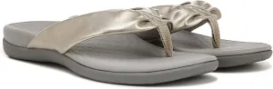 Vionic Women's Tide Melo Toe-Post Sandal- Supportive Flip Flop Slides That Includes an Orthotic Insole and Cushioned Outsole for Arch Support, Medium Width, Sizes 5-12