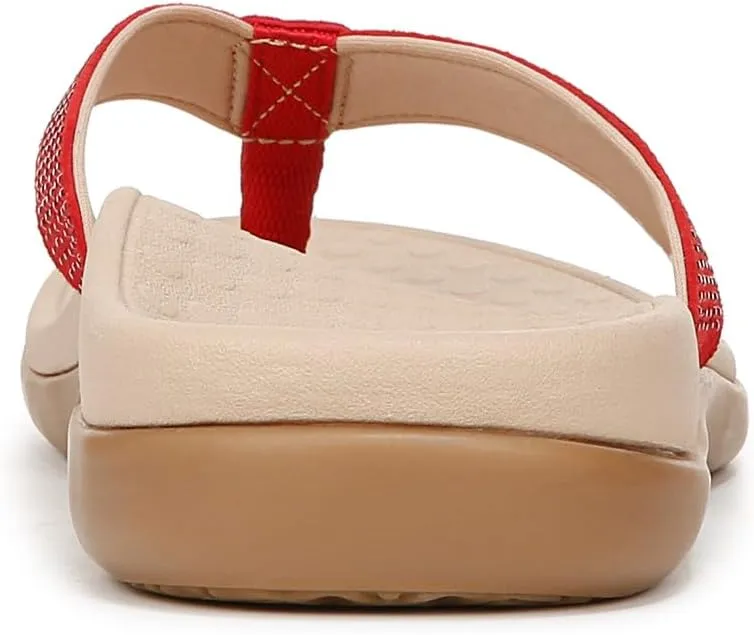 Vionic Women's Tide Rhinestones Toe-Post Sandal - Ladies Flip-Flop