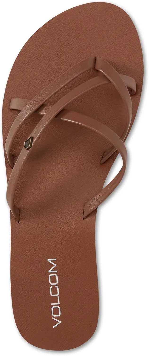 Volcom Women's New School Flip Flop Sandal Water Shoe