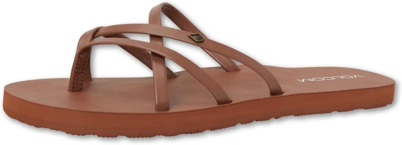 Volcom Women's New School Flip Flop Sandal Water Shoe