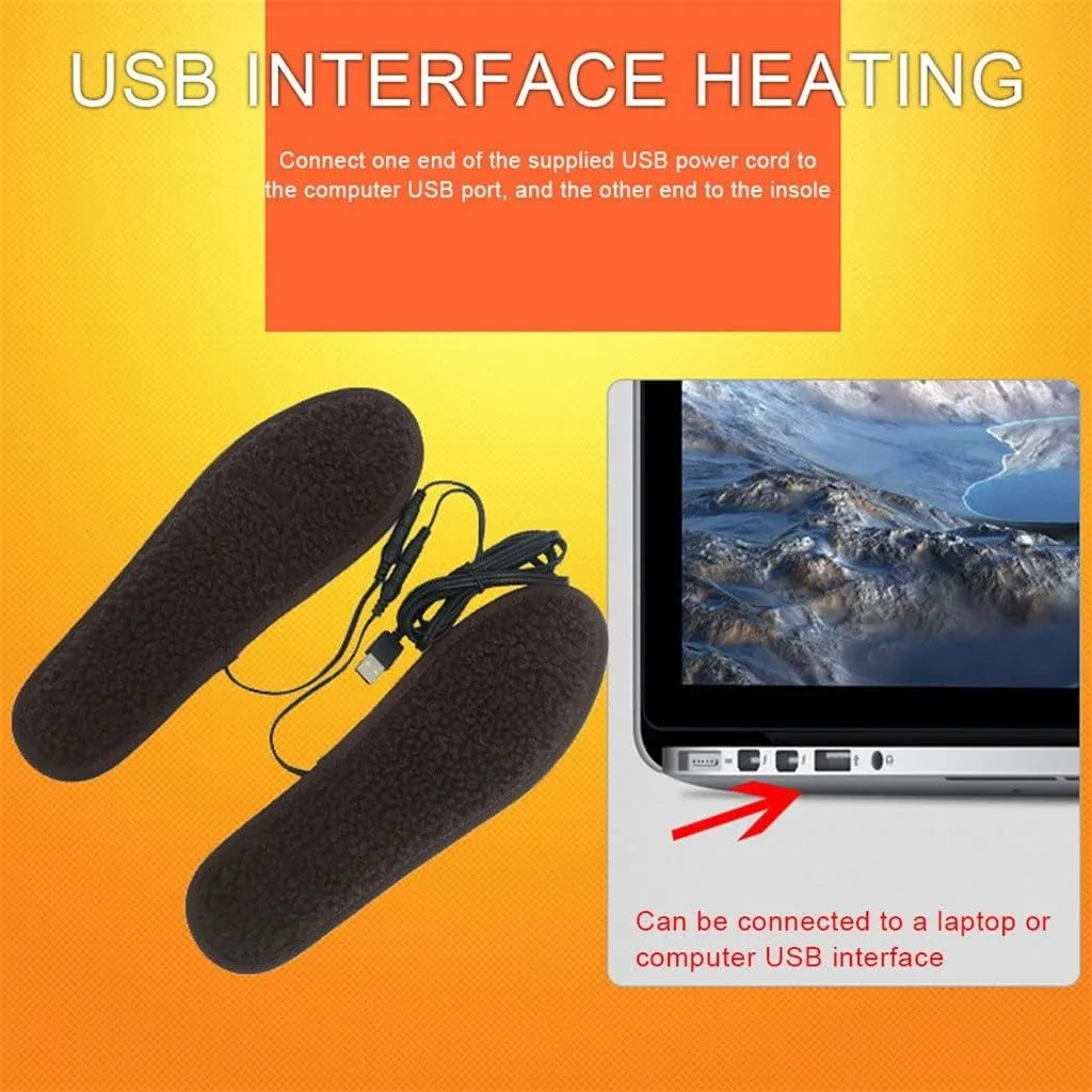Water Proof Heating Insole Winter Electric Foot Warmer Heating Insole Electric Heating(37-38 Yard)