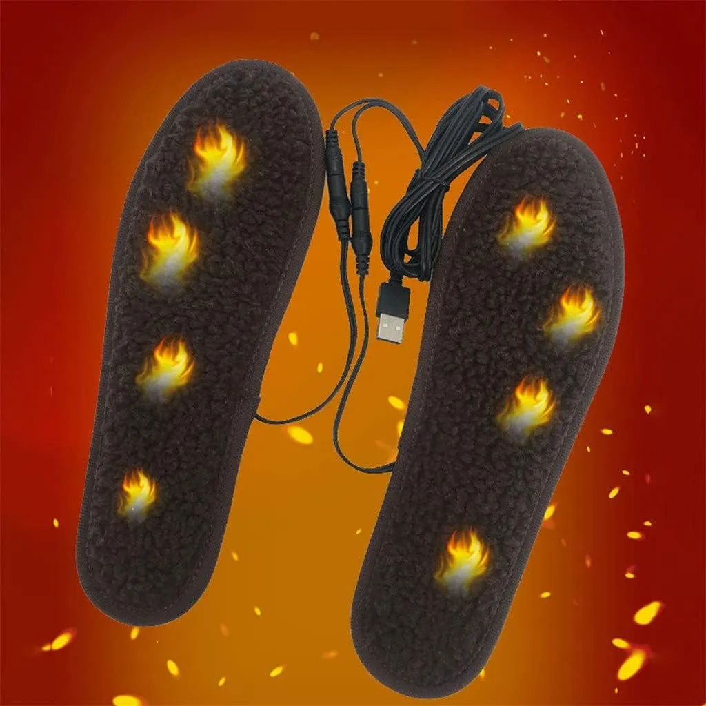 Water Proof Heating Insole Winter Electric Foot Warmer Heating Insole Electric Heating(37-38 Yard)