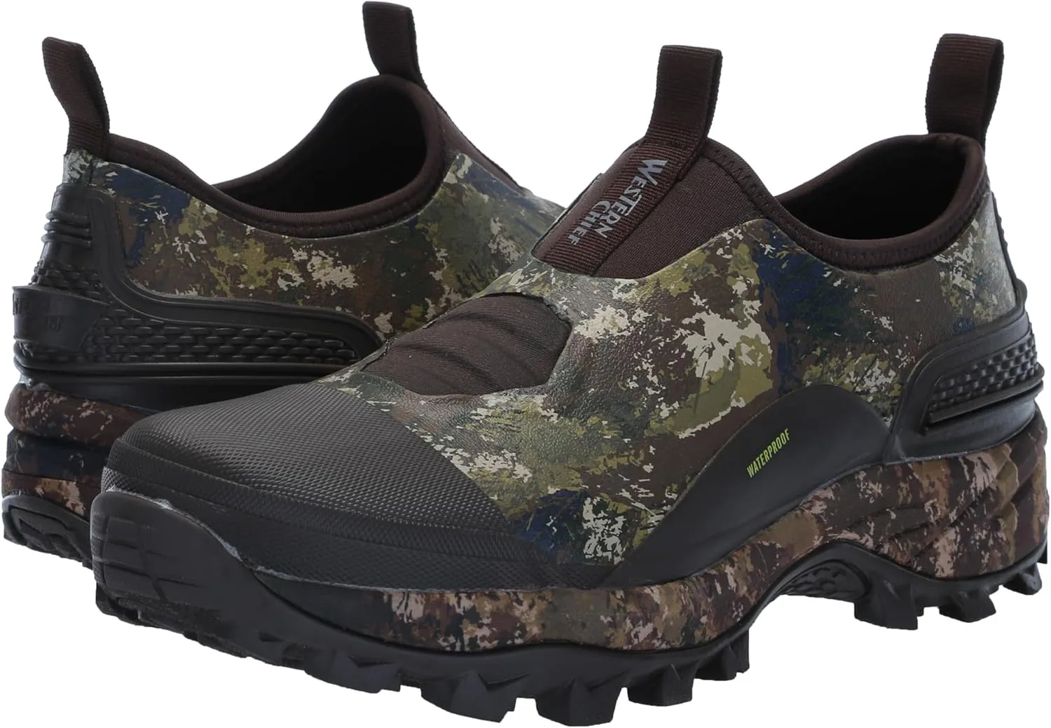 Western Chief Men's Rambler Waterproof Slip on Rain Shoe