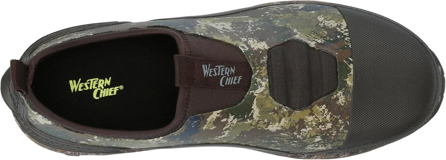 Western Chief Men's Rambler Waterproof Slip on Rain Shoe