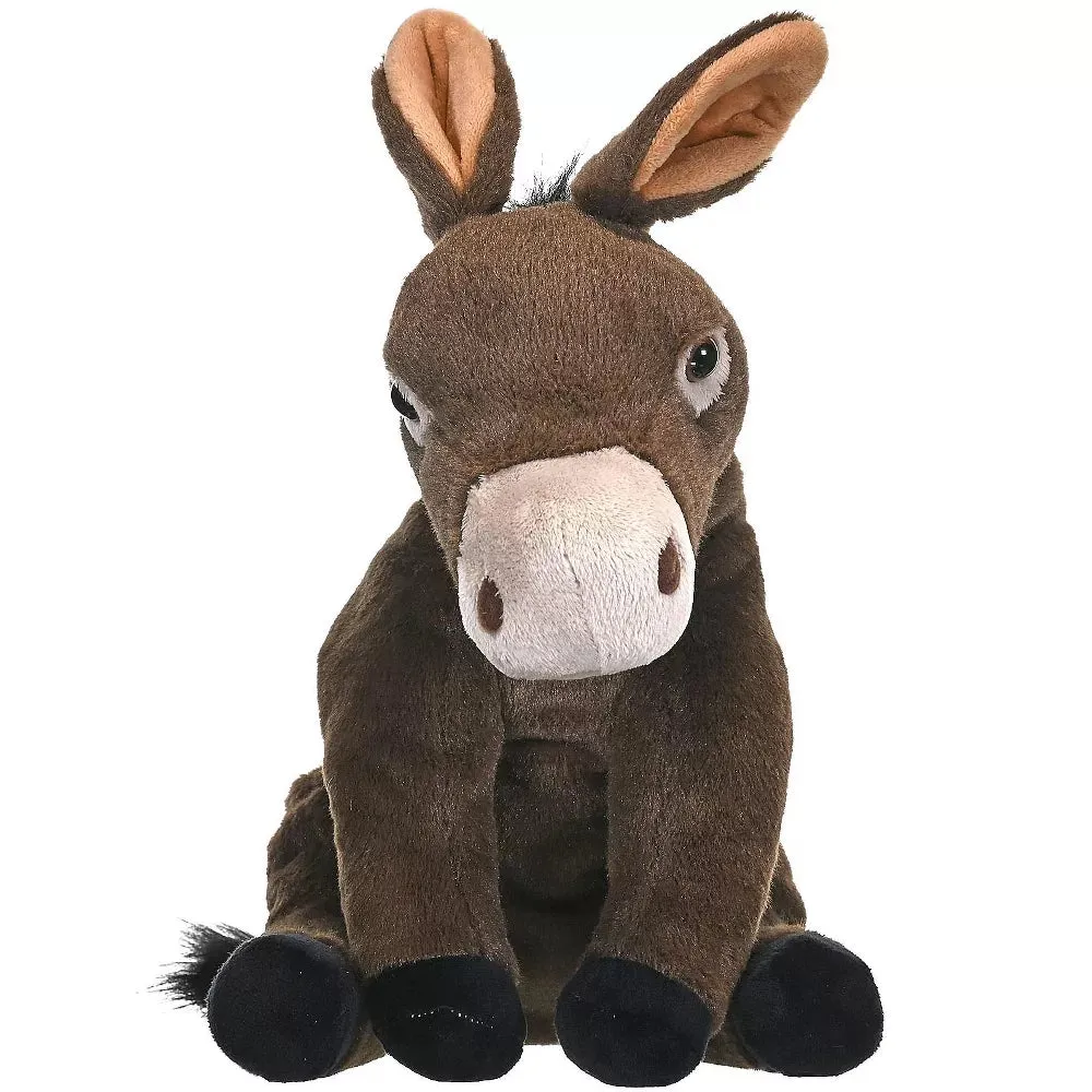 Wild Republic Cuddlekins Mule Stuffed Animal - 12 Inches