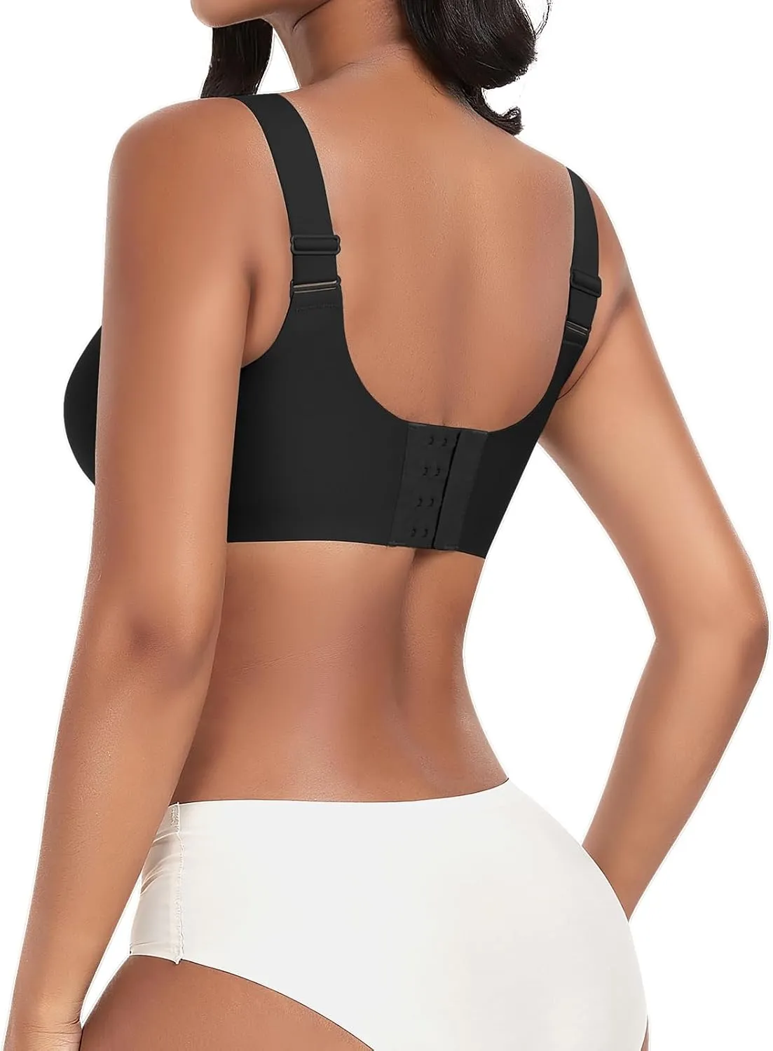 Wireless Bras for Women No Underwire Seamless Full Coverage Comfortable Everyday Bra with Medium Support