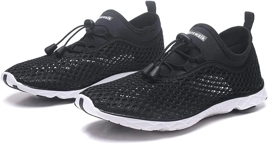 Women's Aqua Water Shoes Lightweight Slip On Walking Shoes