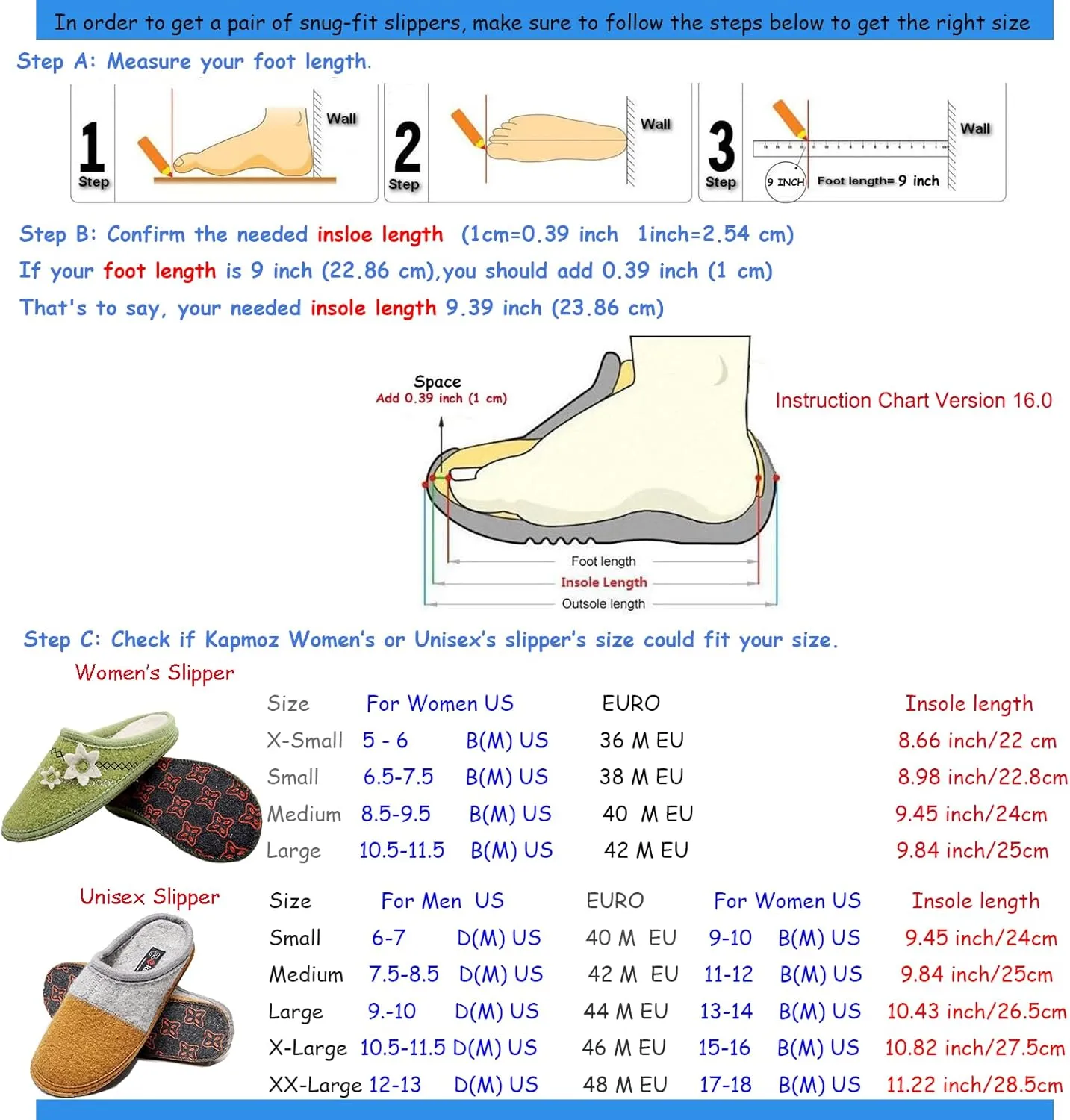 Women's Boiled Wool House Slippers Breathable Sweat Free Clog Slip on Mule Indoor/Outdoor Slipper