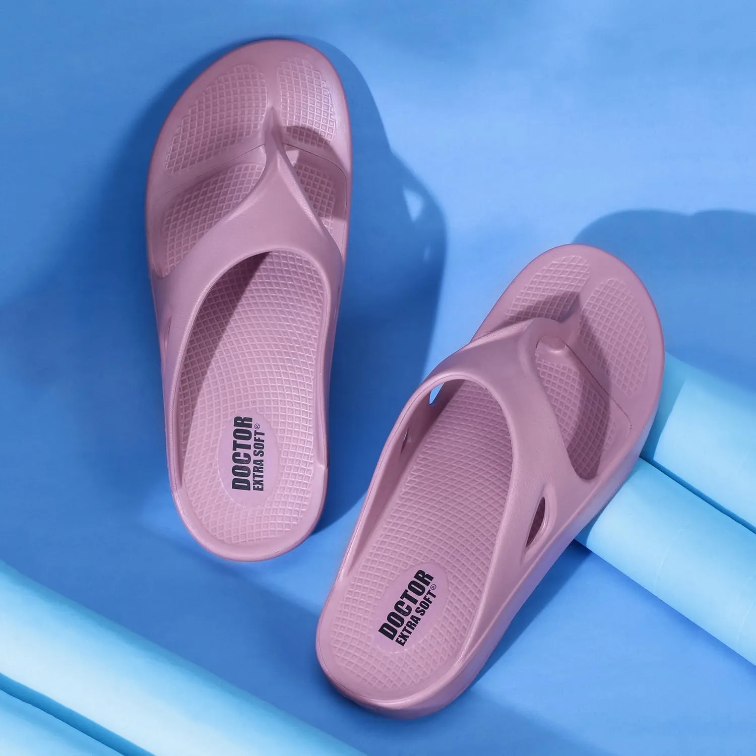 Women's Classic Ultra Soft Flip Flops/Slippers with Cushion FootBed for Adult | Comfortable & Light Weight| Stylish & Anti-Skid| Waterproof & Everyday Slip-on for Ladies/Girls D-510
