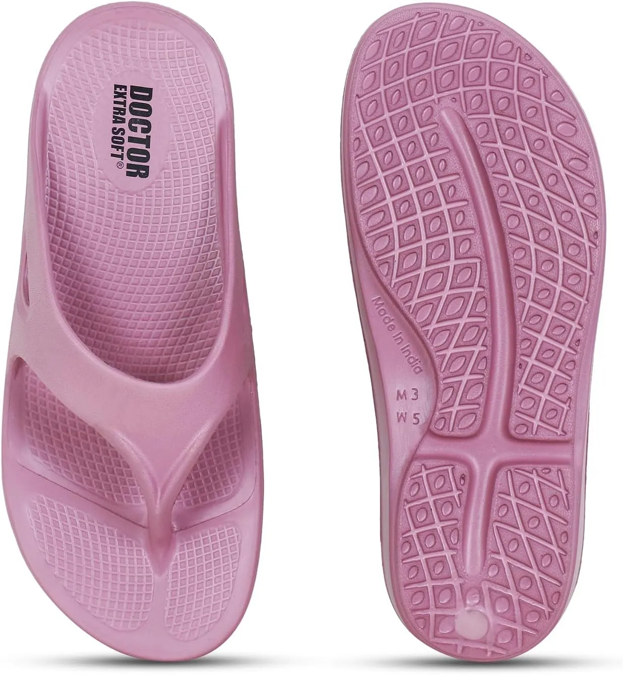 Women's Classic Ultra Soft Flip Flops/Slippers with Cushion FootBed for Adult | Comfortable & Light Weight| Stylish & Anti-Skid| Waterproof & Everyday Slip-on for Ladies/Girls D-510