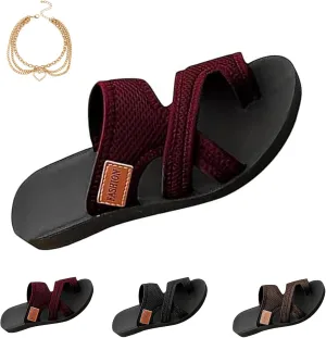 Women's Comfortable Breathable Mesh Flip Flops, Hollow Mesh FlipFlops with Arch Support Comfortable Beach Sandals
