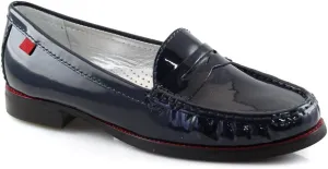 Womens Genuine Leather Comfort Slip on Penny Loafers
