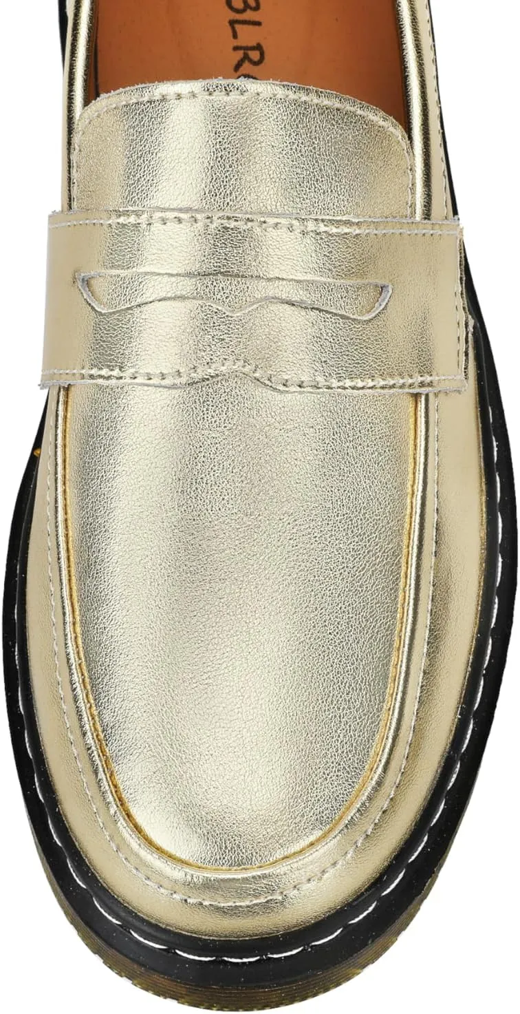 Women's Loafers Classic Penny Loafers for Women Fashion Driving Moccasins Women